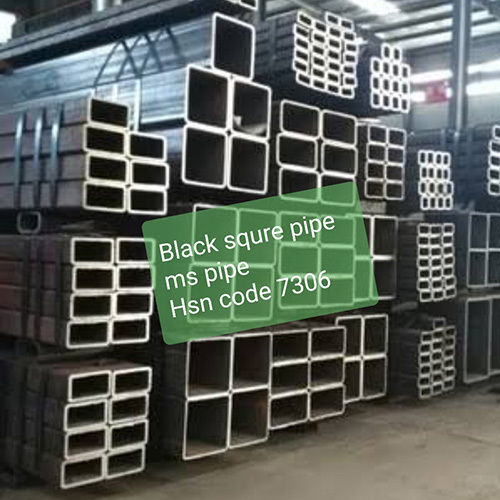 Black Square Pipe Ms Pipe Thickness: Customize Millimeter (Mm)