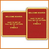 Golden Letters For Welcome Board