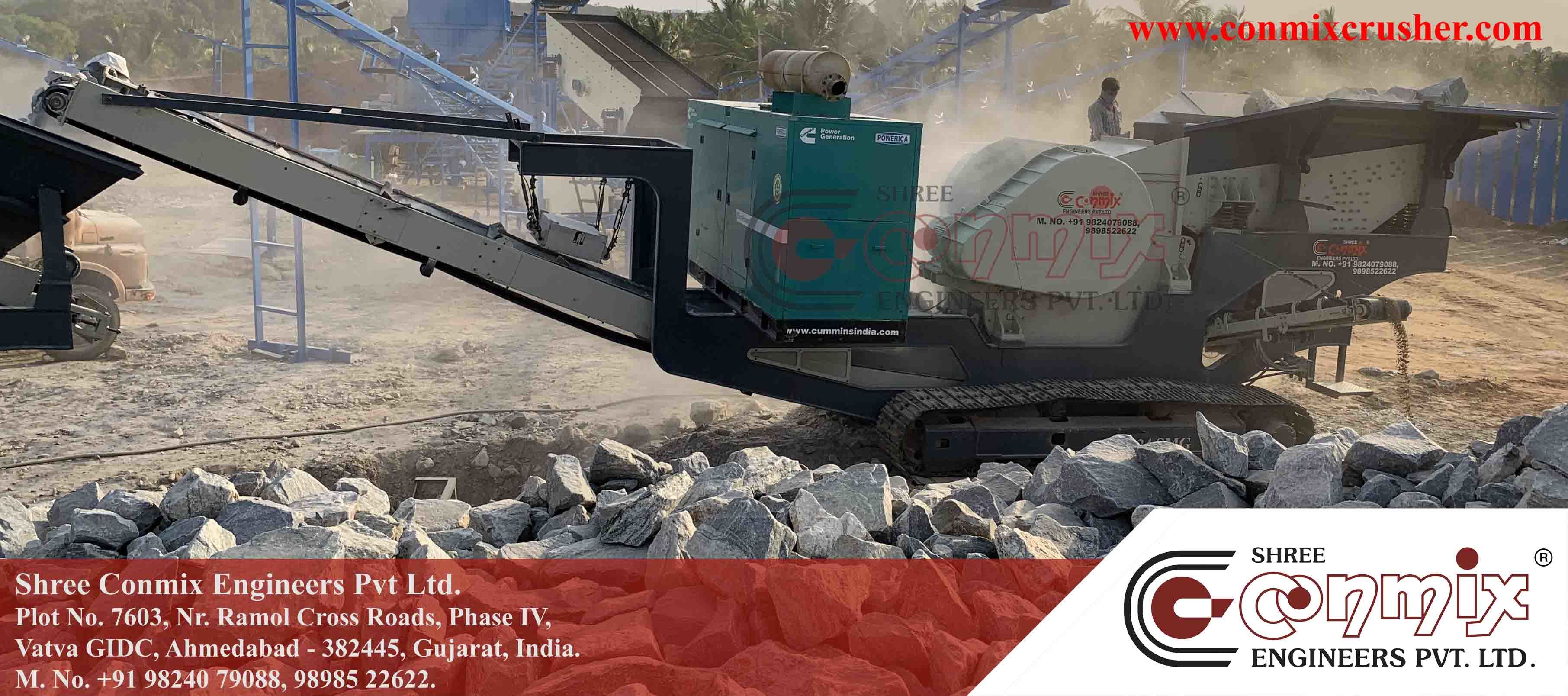 Track Mounted Mobile Jaw Crusher