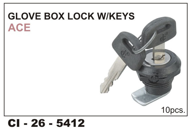 Ace Glove box Lock w/keys ACE