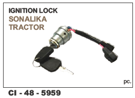 IGNITION Lock  SONALIKA TRACTOR