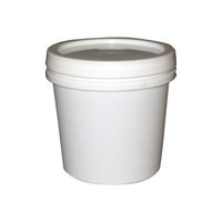 White 1 Kg Plastic Paint Container