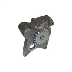 MS Tractor Light Weight Oil Pump - Cast Iron, Standard Size, Gray | Hydro-Mechanical Gear Pump for Engine Lubrication, 6-Month Warranty, 2.5 kg