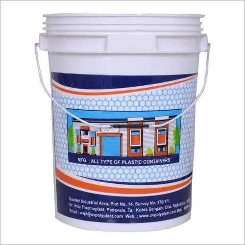 White 20 Ltr Paint Bucket