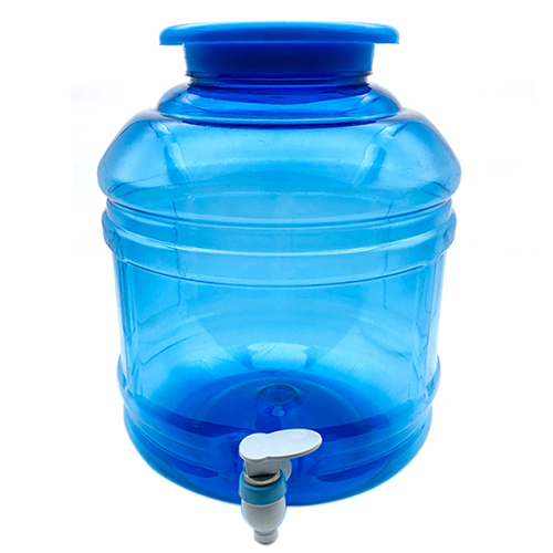 Blue Plastic Dispenser Jar
