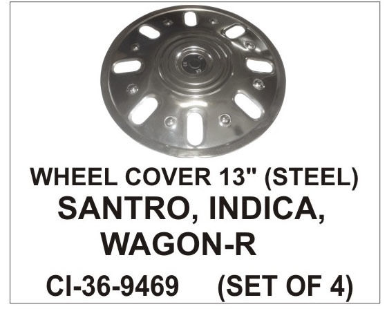 Wheel Cover 13 Inch( steel) SANTRO, INDICA, WAGON-