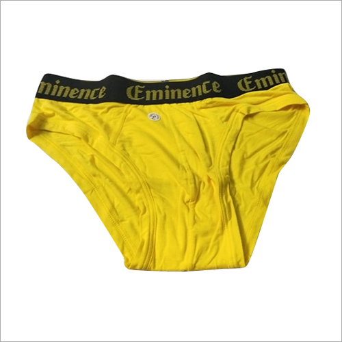 Mens Yellow Inner Wear - Cotton Blend, All Size, Yellow | Plain Design for Men, Comfortable Fit for Everyday Wear