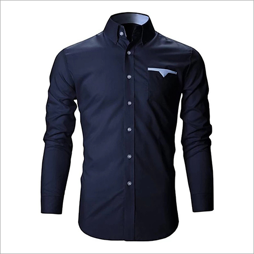 Mens Plain Shirt - Cotton Blend, Size M/L/S/XL | Long Sleeves, Washable, Ideal for Rainy, Spring, Summer, and Winter Seasons