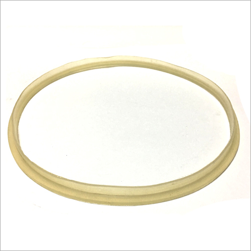 LPG Rubber Ring - Rubber Material, Round Shape, Off White Color | Perfect Finish, High Strength, Customizable Specifications