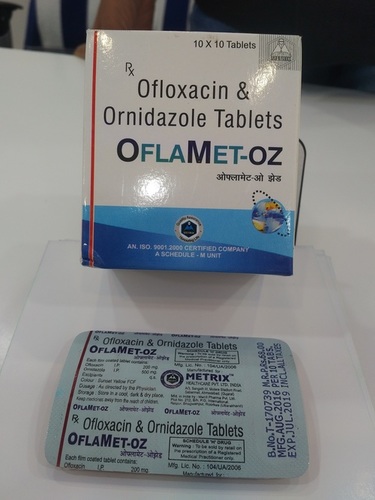 Ofloxacin & Ornidazole tablets By METRIX HEALTHCARE INDIA
