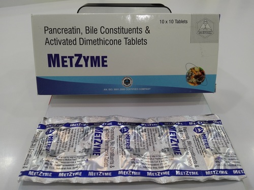 Pancreatin, Bile Constituents & Activated Dimethicone Tablets