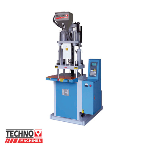 Vertical Plastic Injection Molding Machine - 35 Ton 34mm Screw Diameter 1785-1367 kgf/cm2 Injection Pressure | Eco Friendly High Efficiency Low Noise Smooth Running 420 Volt