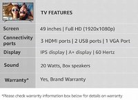 Sanyo NXT 123.2cm (49 Inch) Full HD LED TV