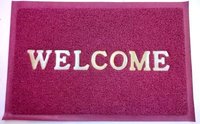 Welcome Mat - PVC Material, Multicolor Design | Anti Skid, Quick Dry, Mold Resistant, Stylish Home Accessory