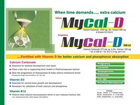 Calcium Carbonate 375 mg eq. ele. Calcium 150 mg + Vitamin D 200 IU + Vit. B12 2.5 mcg per 5 ml