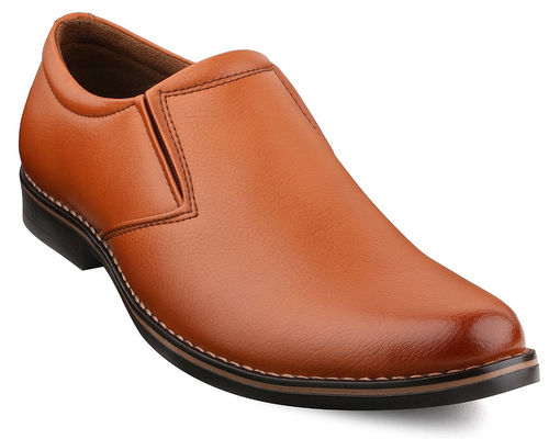 No Fade Mens Tan Formal Shoes