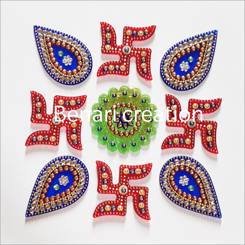 Puja Decoration Acrylic Rangoli