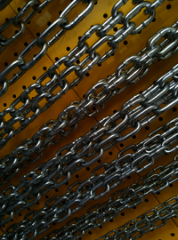 GUARDRAIL CHAIN FORGED LOOP CHAIN