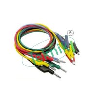 Banana Plug To Crocodile Alligator Clip Cable Stackable Test - Wire Length: 1.0m, 1.5m, 2.0m, 3.0m | Current/voltage: 15a/1000v, Designed For Engineering Electronic Instruments