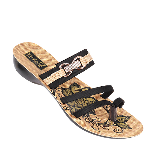 Ladies PU Fancy Slipper