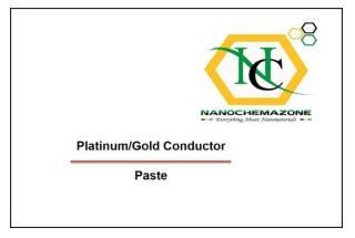 Platinum Gold Conductor Paste