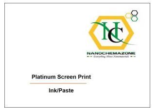 Platinum Paste Screen Print Ink