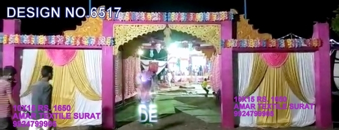 ENTRY GATE CLOTH FOR DECORATION