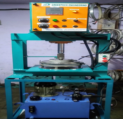 Hydraulic Single Die Thali Making Machine