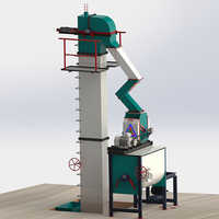 1 Tons-Hr to 3 Tons-Hr Feed Mill Plant