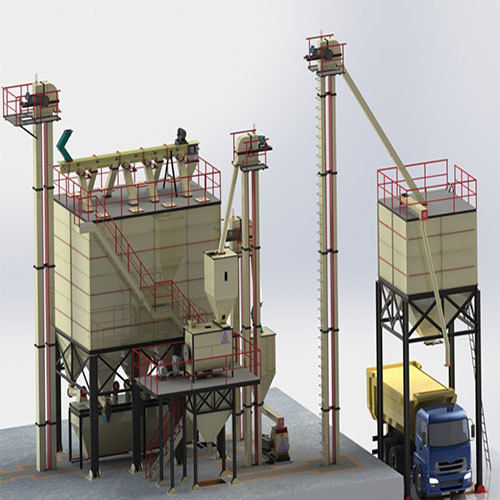 12 Tons-Hr To 15 Tons-Hr Feed Mill Plant With Auto Batching