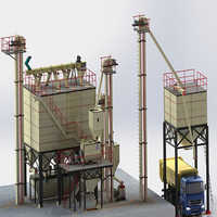 12 Tons-Hr to 15 Tons-Hr Feed Mill Plant with Auto Batching