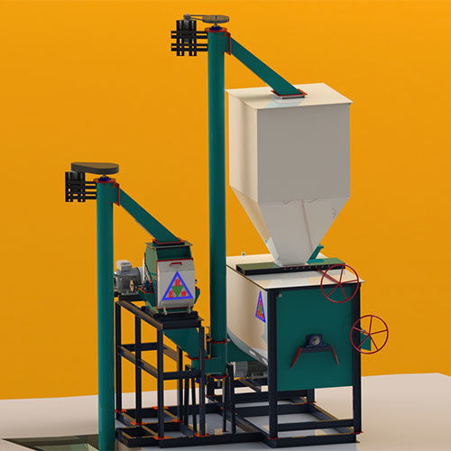 1 Tons-Hr To 5 Tons-Hr Smart Feed Mill Plant