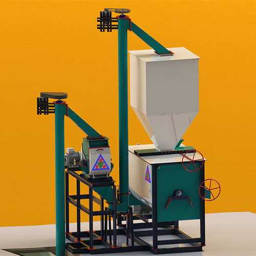 1 Tons-Hr to 5 Tons-Hr Smart Feed Mill Plant