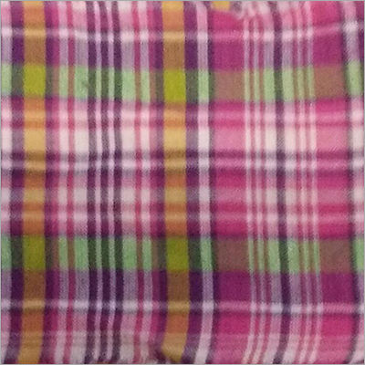 Available In Different Color Cotton Yarn Dyed Check Fabric