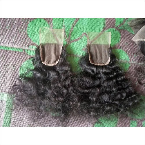 Natural Curly/Deep Wavy Indian Hair Closures Used By: Girls