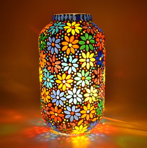 Glass Mosaic Table Lamp