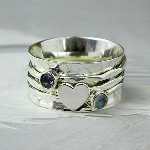 Round Handmade Silver Sterling Ring
