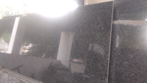 Imported Marble - 6x4 Feet Black Slabs | Antique Surface Finishing, Thickness of 20-25 Millimeter