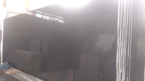 Imported Marble - 6x4 Feet Black Antique Finish Slabs | 20-25mm Thickness Imported Marble with Elegant Surface Design