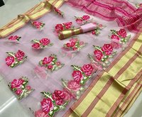 Embroidery Silk Saree