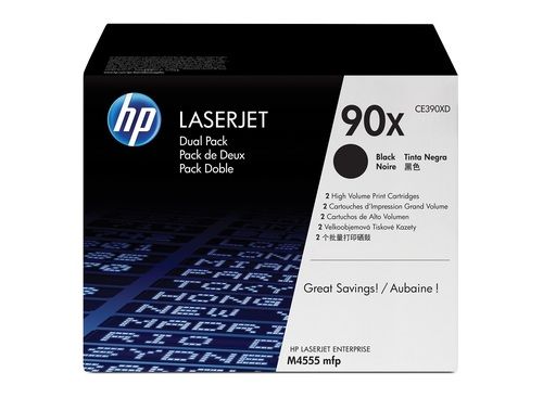 HP 90X High Yield Black Original Laser jet Toner Cartridge CE309XD