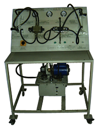 Hydraulic Trainer Kit - Anodised Aluminium Plate 1100x700 Mm | White Color, 2.5 Watt Power, 220-240 Volt Voltage, Hydraulic Actuators & Control Valves Study