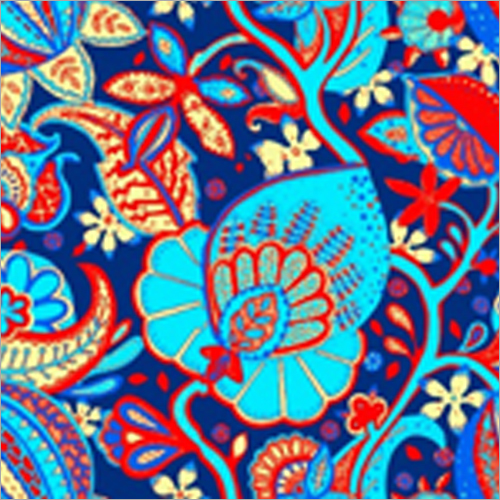 Washable Polyester Crepe Printed Fabric