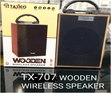 TX- 707  WOODEN WIRELESS SPEAKER