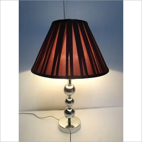 Handmade Round Wooden Table Lamp