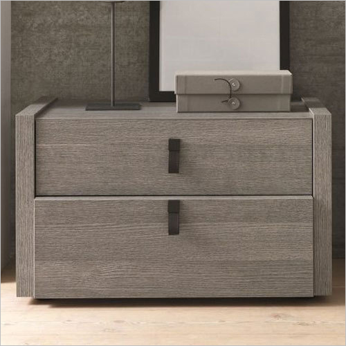 Wooden 2 Drawer Cabinet