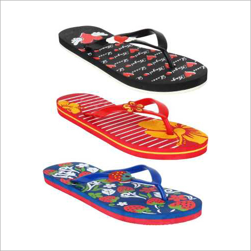 Available In Multicolor Ladies Printed Slipper