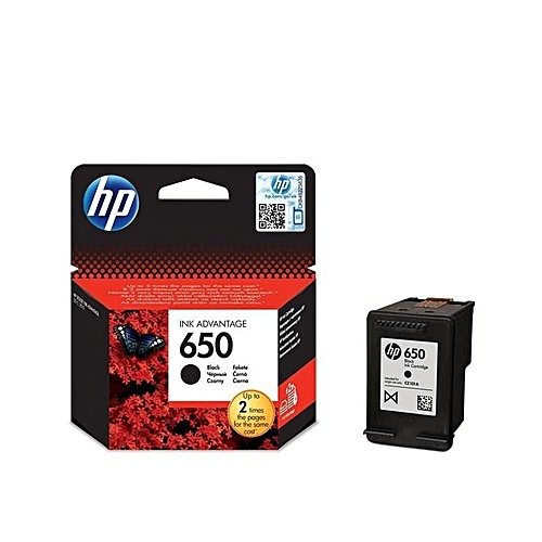 HP 650 Black Ink Cartridge By OFFICE BAZZAR E STORE PRIVATE LTD.