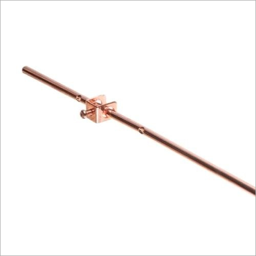 Grounding Copper Earthing Rod - Length: 1 to 3 Meter, Polished Finish, Exceptional Tensile Strength & Anti-Corrosive Properties