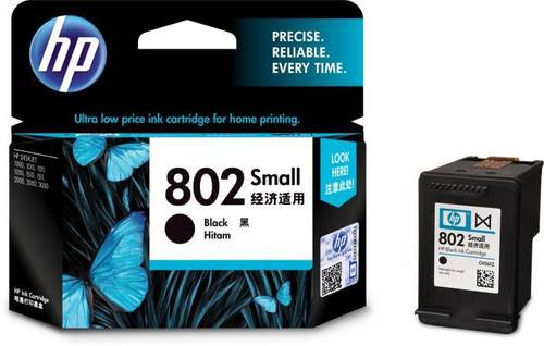 HP 802 Small Black Ink Cartridge-CH561ZZ